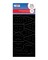 Creative Start Vinyl Self-Adhesive Letters and Numbers, 2", Helvetica Font, Black, 133 count